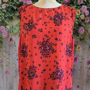 Sleeveless Flower Top Size 12